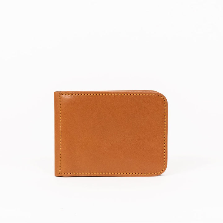 Bifold Wallet with Clip Caramel