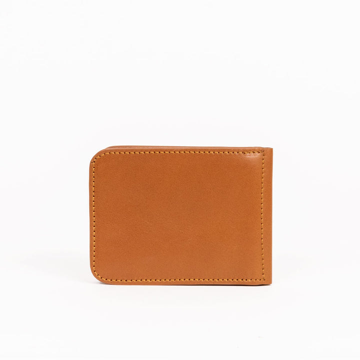Bifold Wallet with Clip Caramel