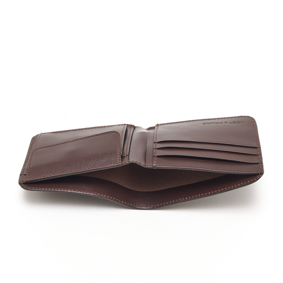 Portemonnaie Pure mit Kleingeldfach Chocolate