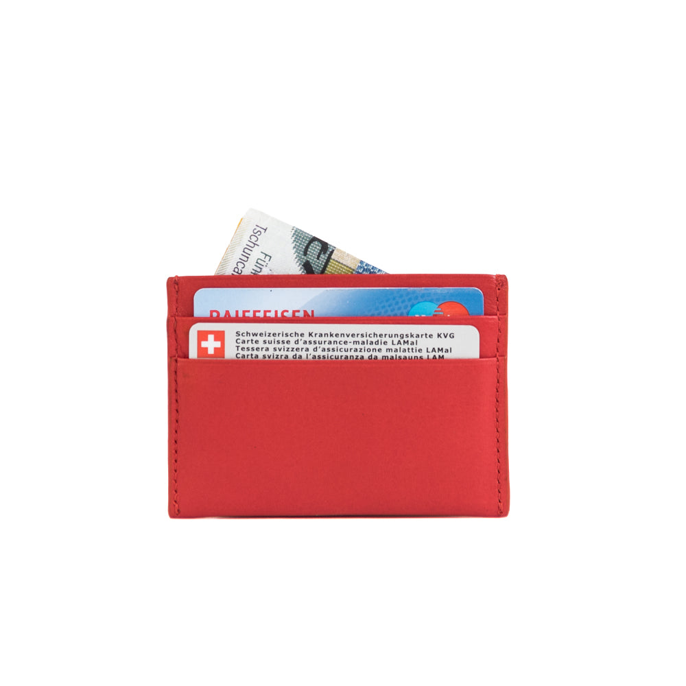 Card Holder Tangerine Red