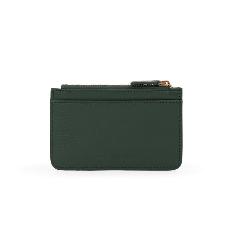 Porte-cartes avec compartiment zippé Forest