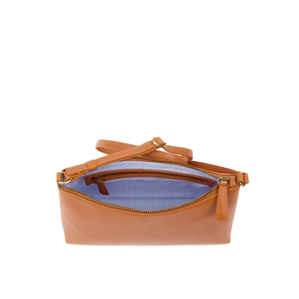 Easy Bag Tasche in Caramel Braun Innenansicht