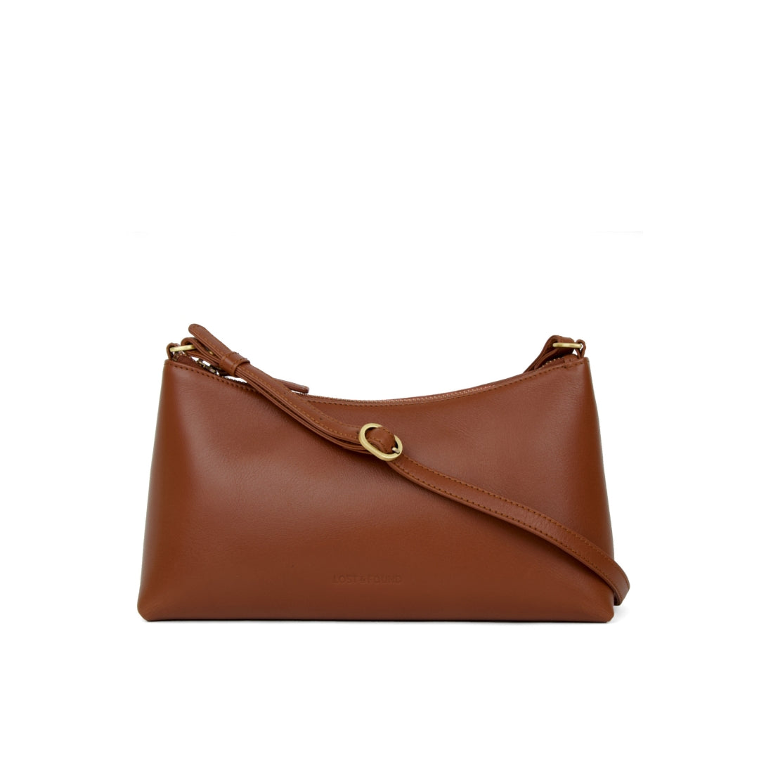 Easy Bag Tasche in Whisky Braun Frontansicht