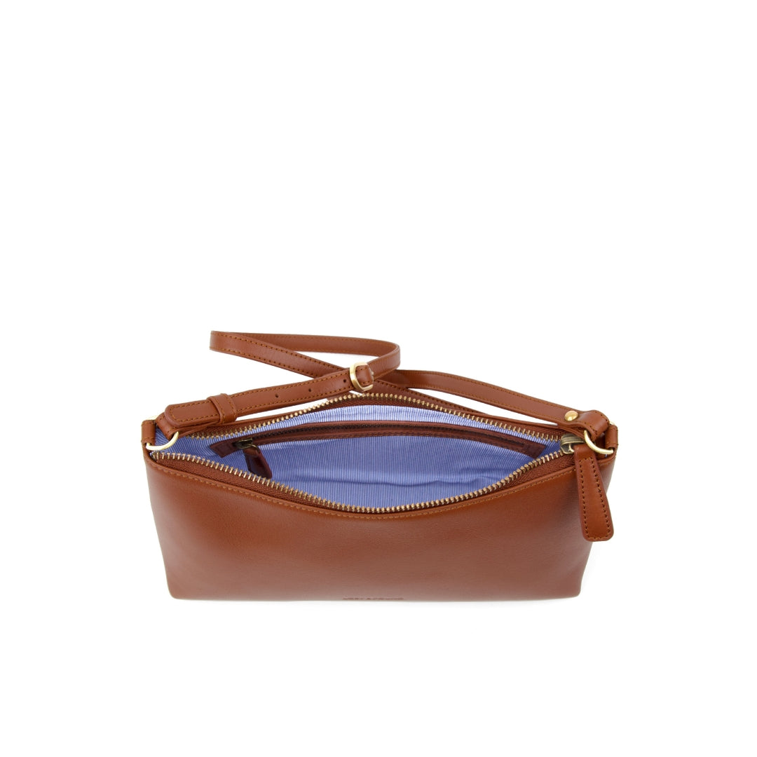Easy Bag Tasche in Whisky Braun Innenansicht