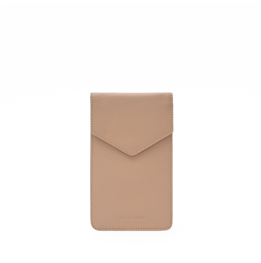 Phone Bag with Zip Pocket Sand