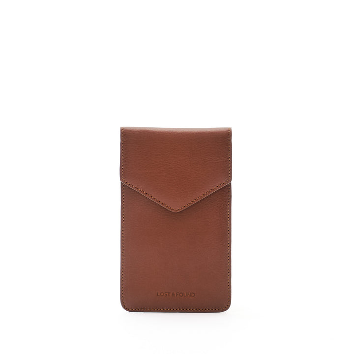 Phone bag with zip pocket Whisky