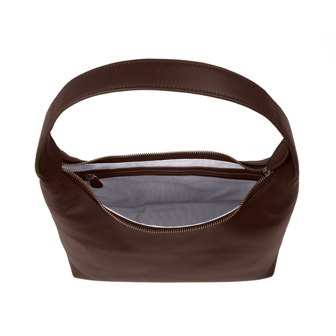 Schultertasche Hobo Cacao