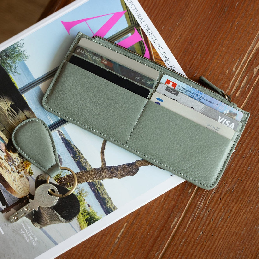 Zip Card Holder Big Mint