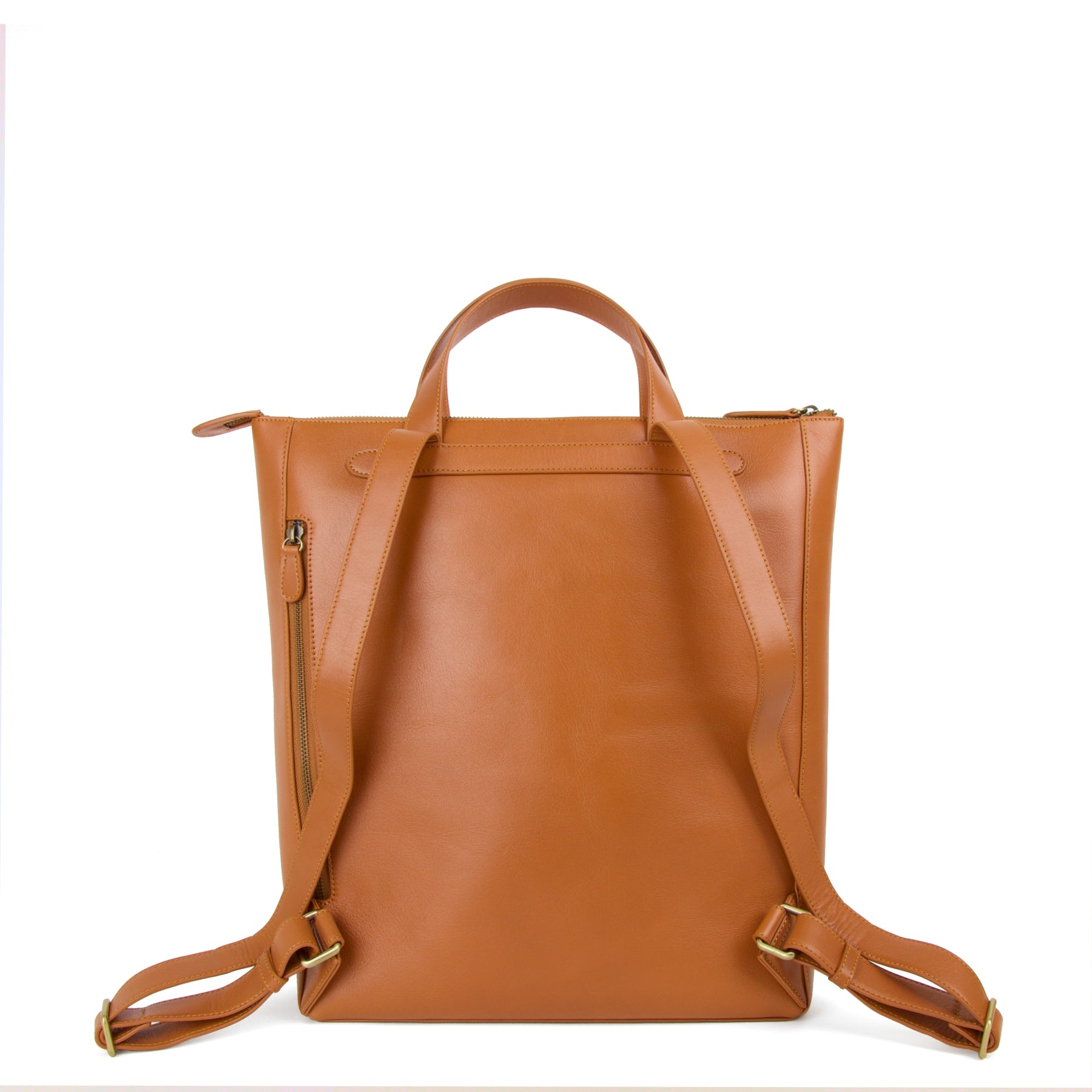 backpack leather caramel notebook 14 Leather Laptop Backpack Caramel
