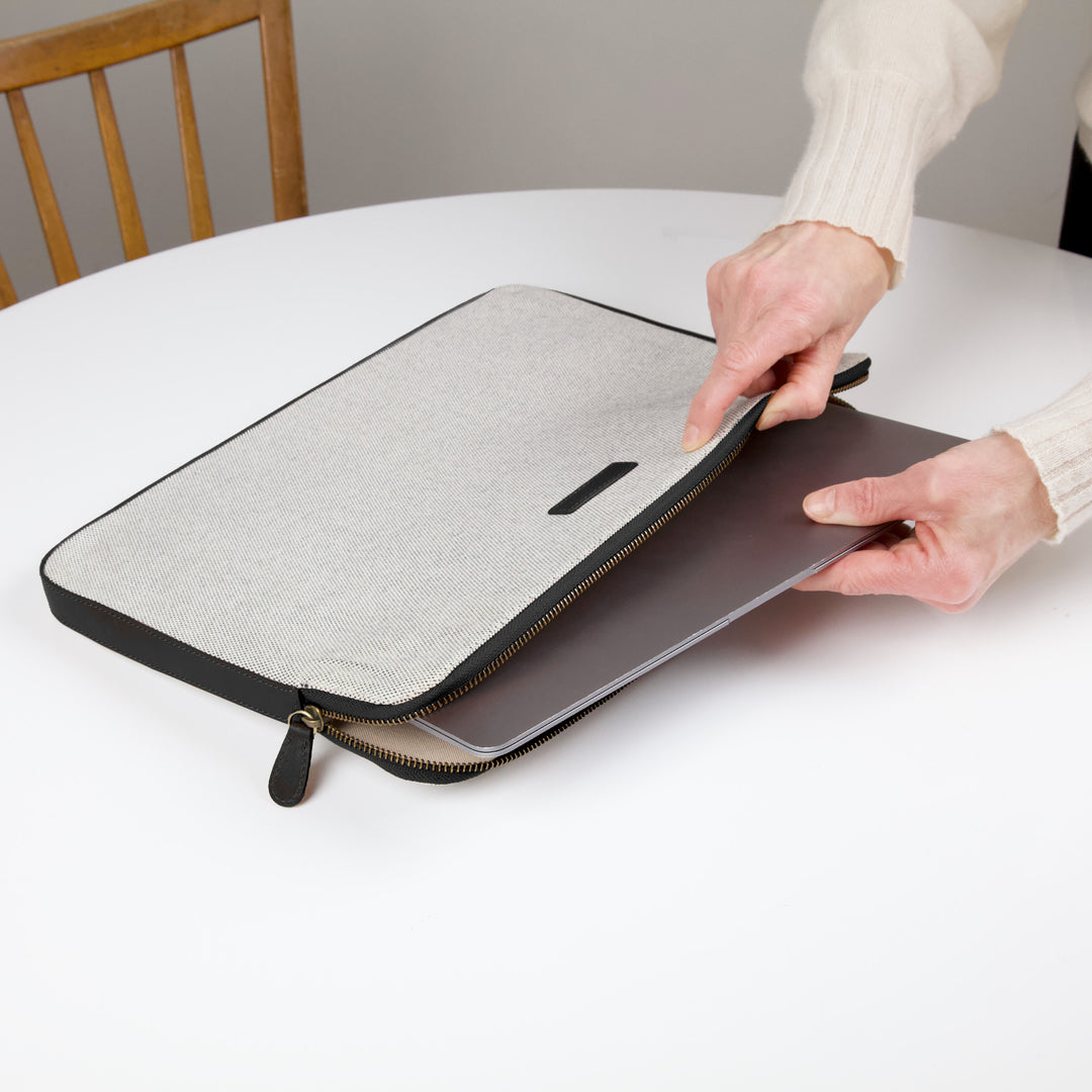 Laptop Hülle Canvas Black