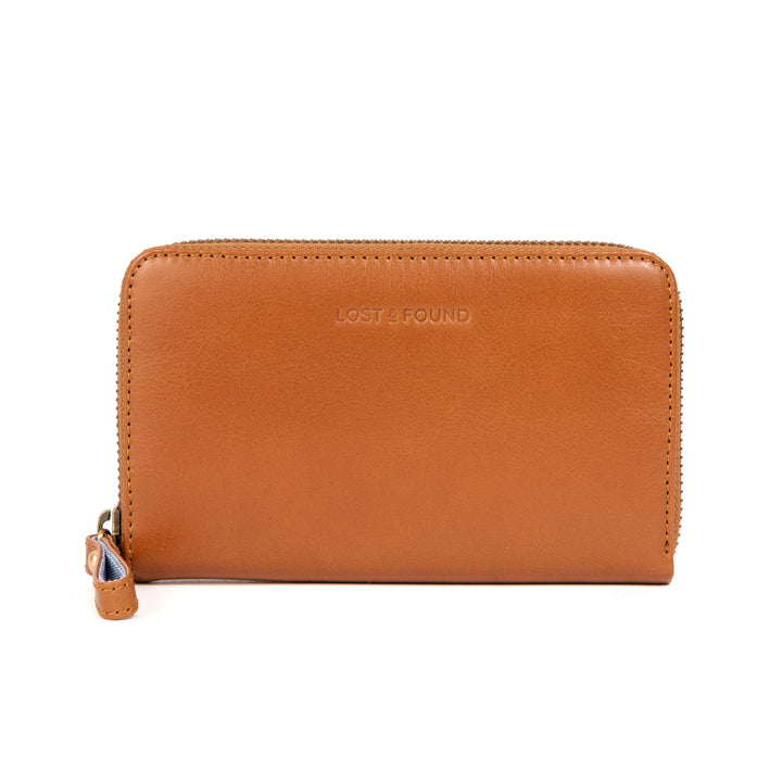 Medium Zip Around Wallet Caramel
