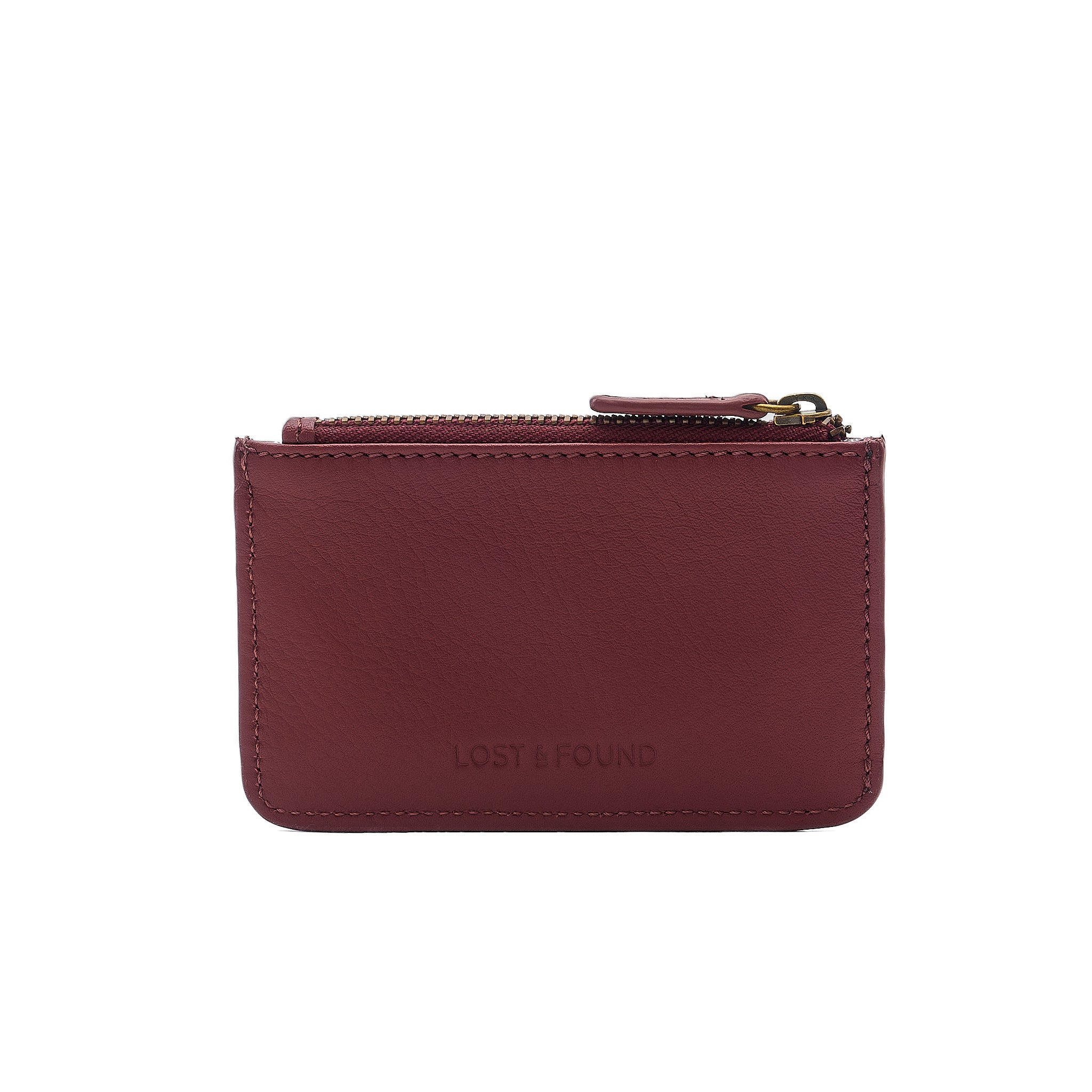 Zip Card Holder Small Berry – LOST & FOUND accessoires