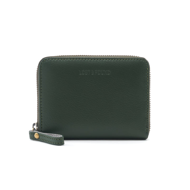 Small Zip Around Wallet Forest