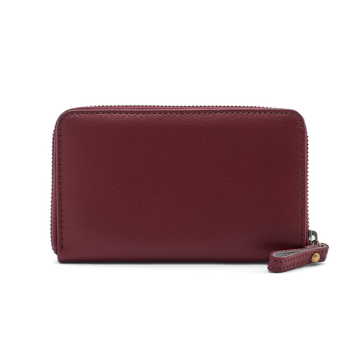 Medium Zip Around Wallet Berry