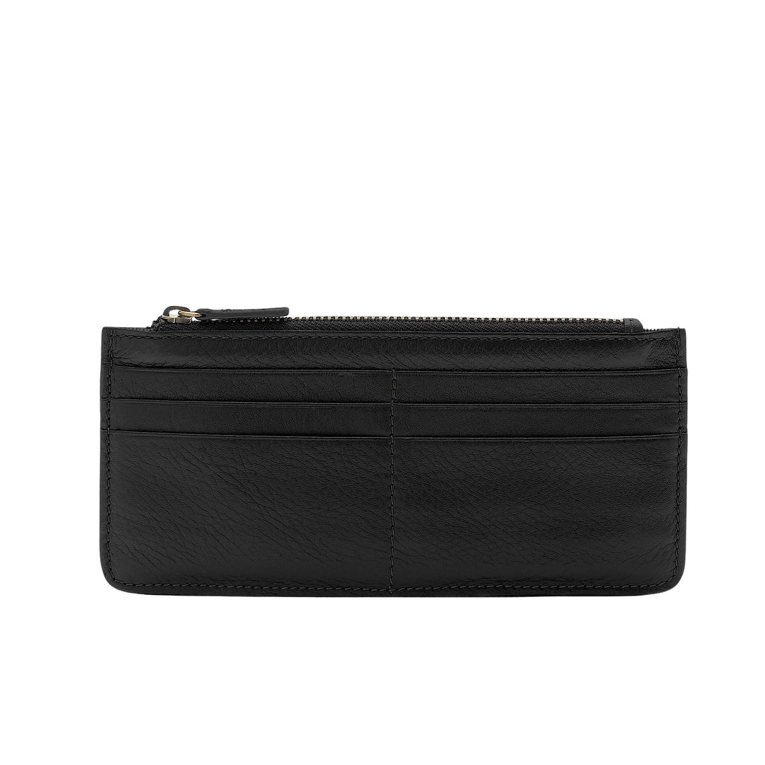 Zip Card Holder Big Black