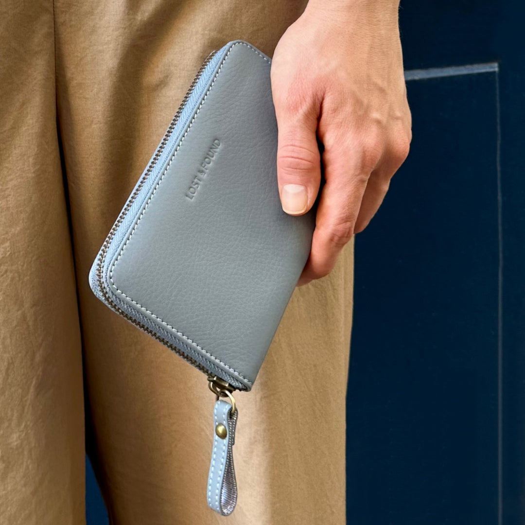 Mittleres Reissverschluss Portemonnaie Ciel