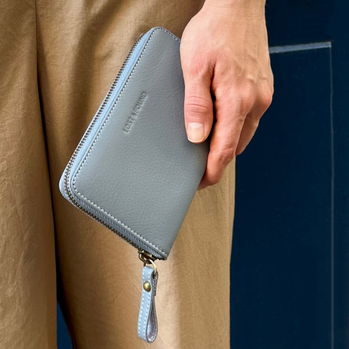 Mittleres Reissverschluss Portemonnaie Ciel