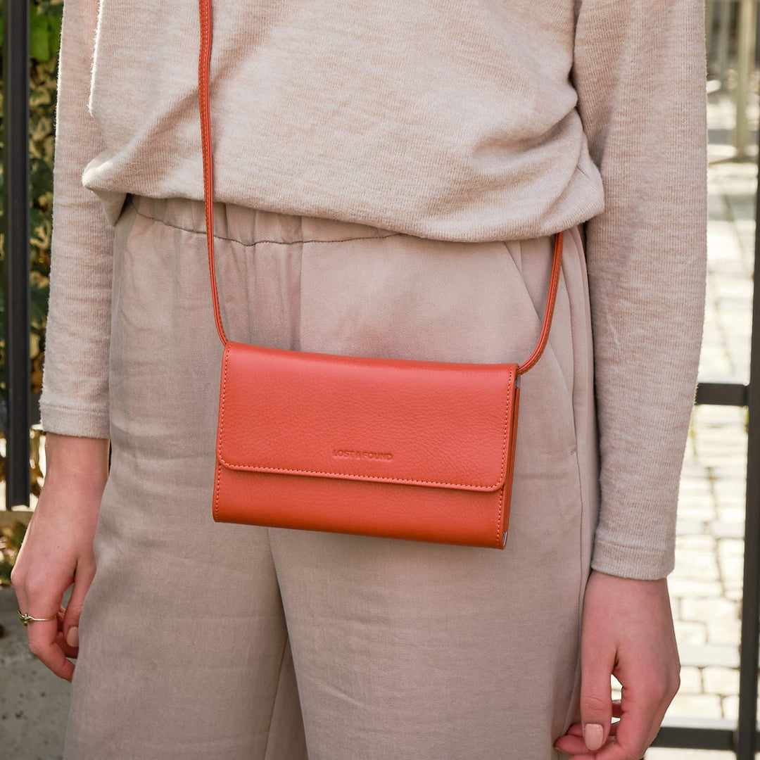 Mini Tasche Plus Terracotta – LOST & FOUND accessoires