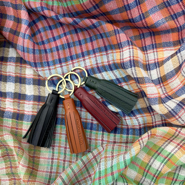 Schlüsselanhänger Quaste Forest