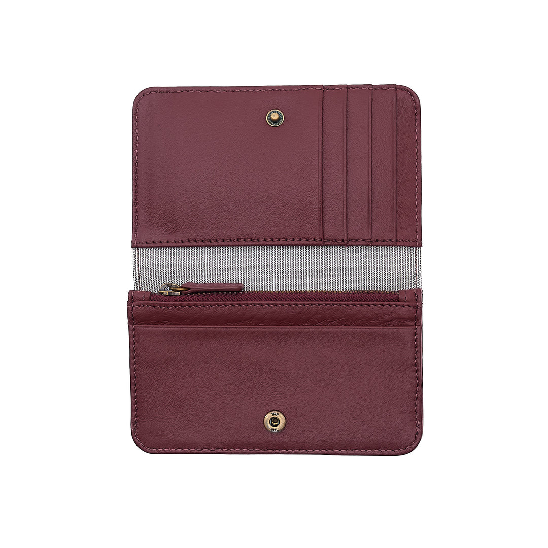 Slim wallet small berry