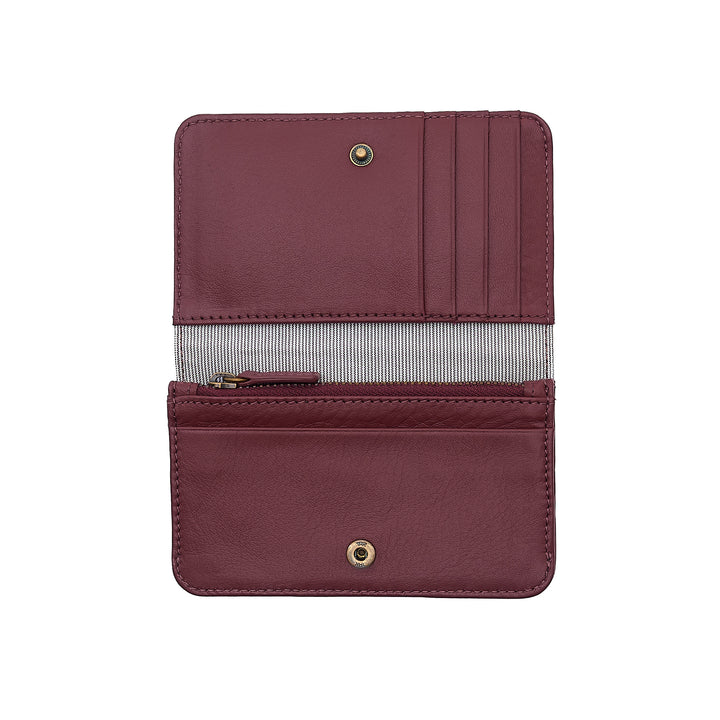 Portefeuille slim petit berry