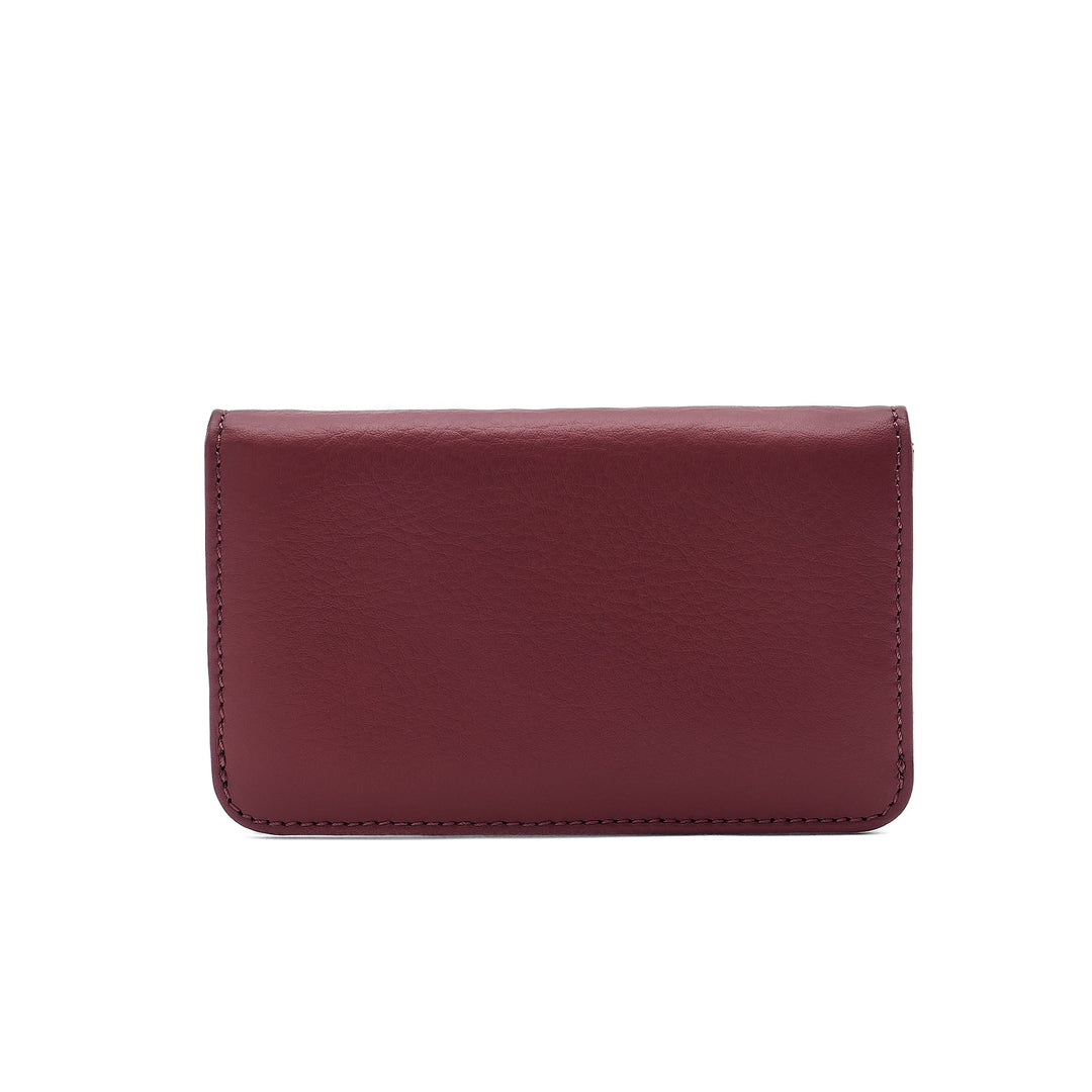 Slim wallet small berry