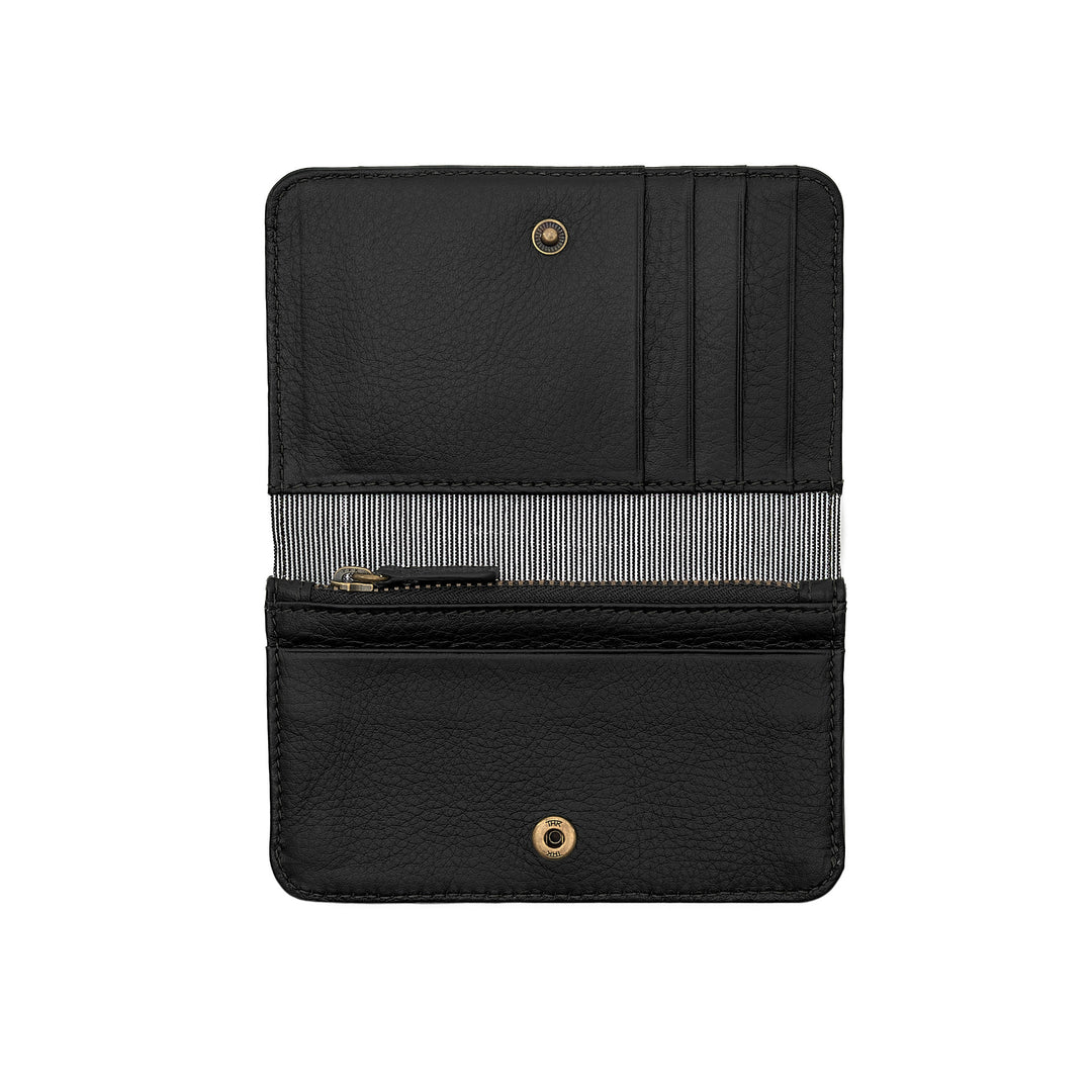 Slim wallet small black