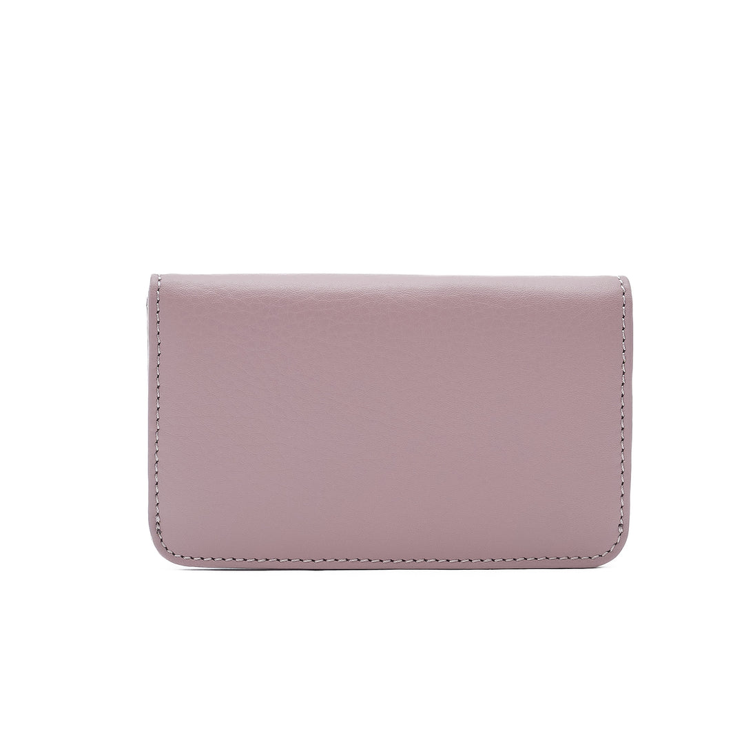 Portefeuille slim petit mauve