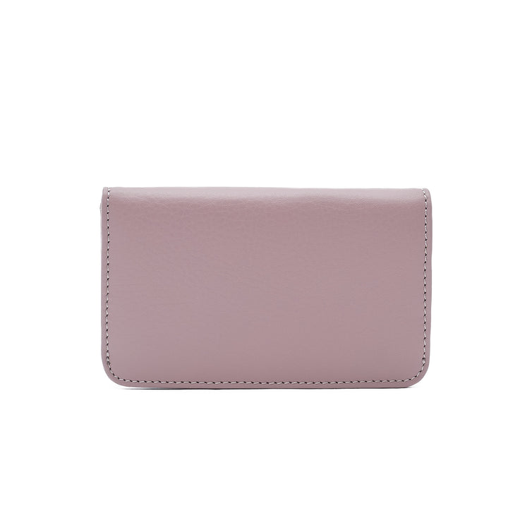 Slim wallet small mauve