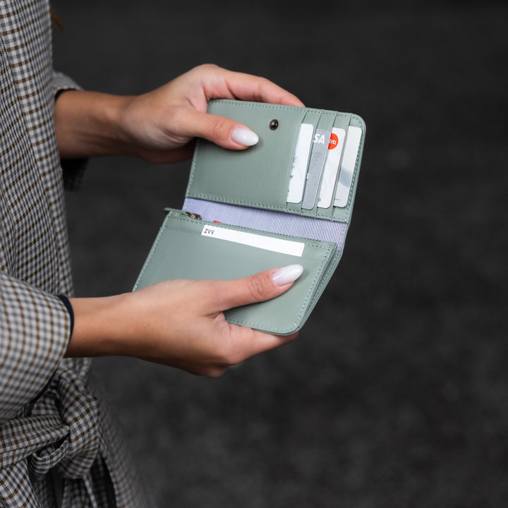 Slim Portemonnaie klein Mint