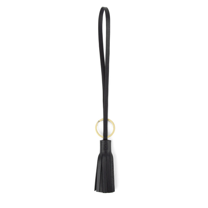 Tassel Bag Charm Black