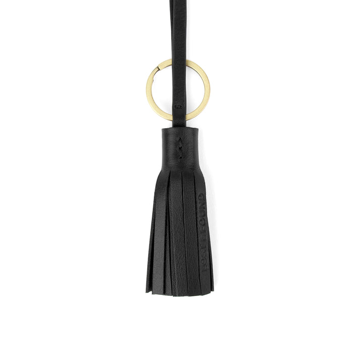 Tassel Bag Charm Black