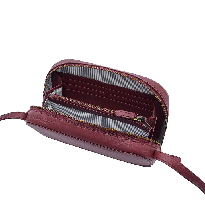 Crossbody Wallet Round Berry