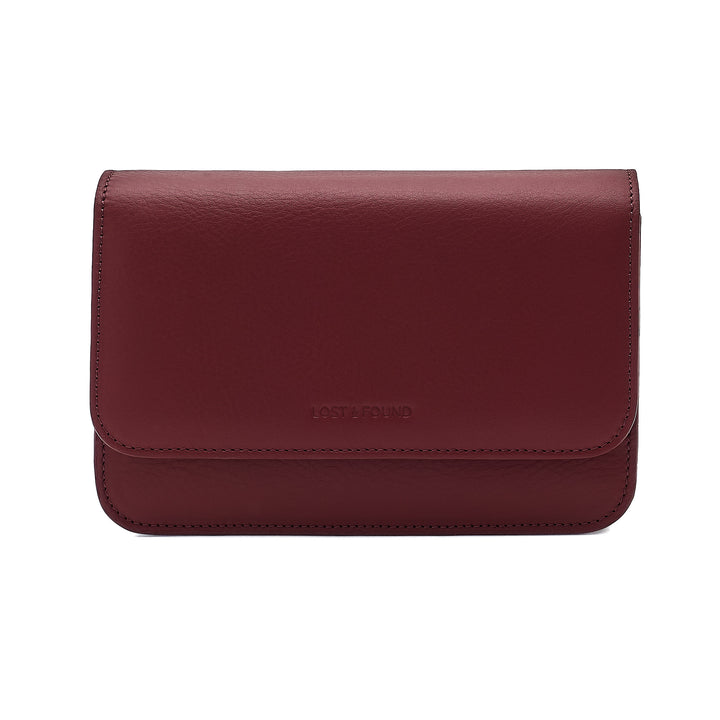 Crossbody Bag Compact Berry