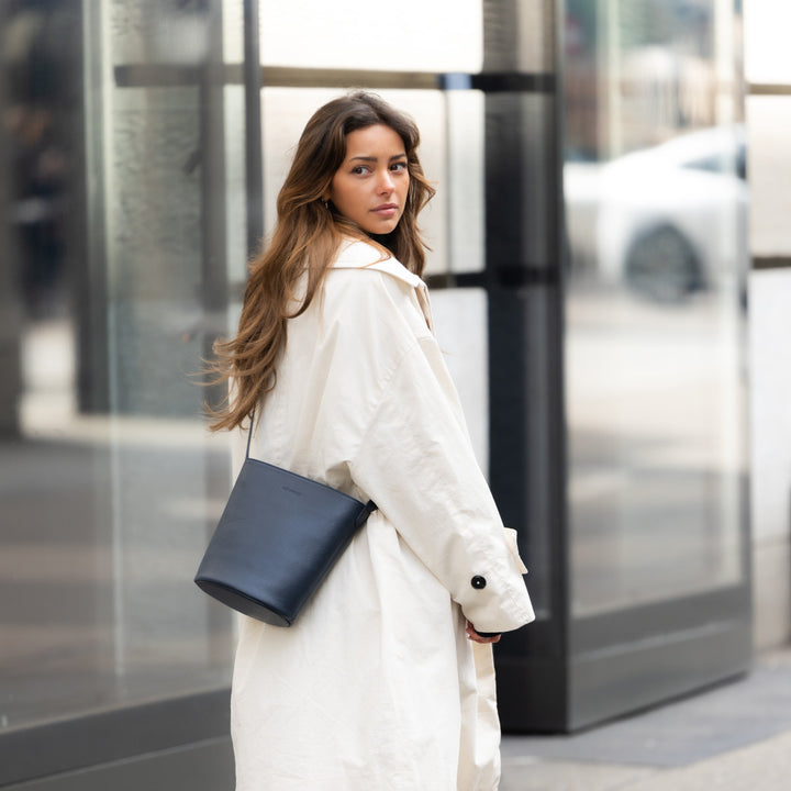 Beuteltasche klein Navy