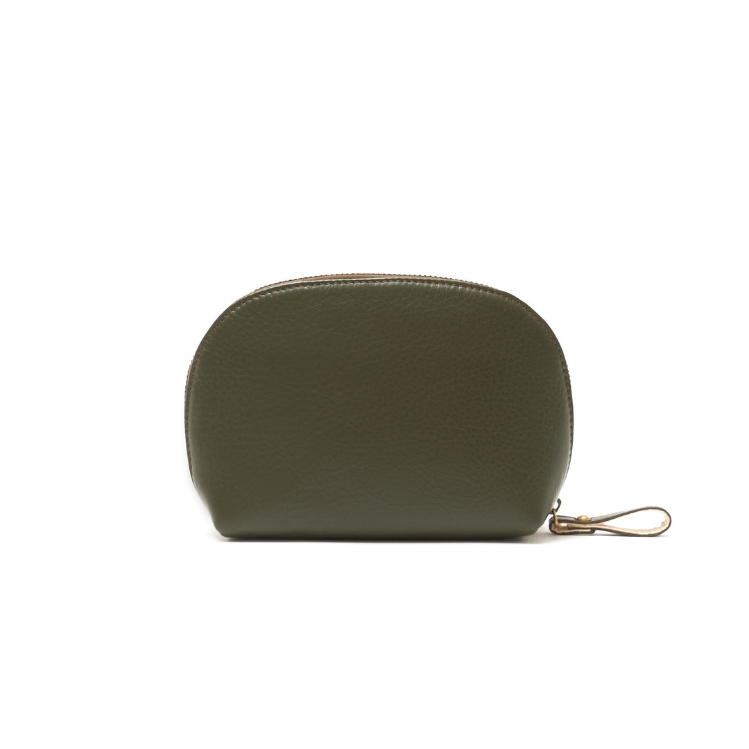 Cosmetic case small olive