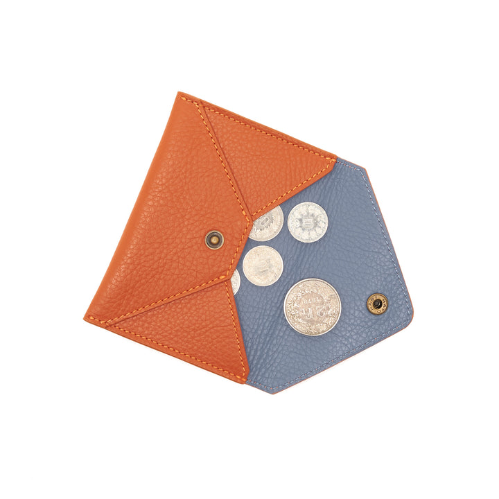 Envelope Card Case Terracotta/Ocean