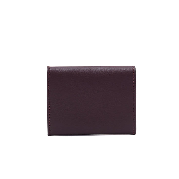 Folded Wallet Small Plum