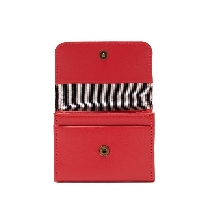 Folded Wallet Small Tangerine Red