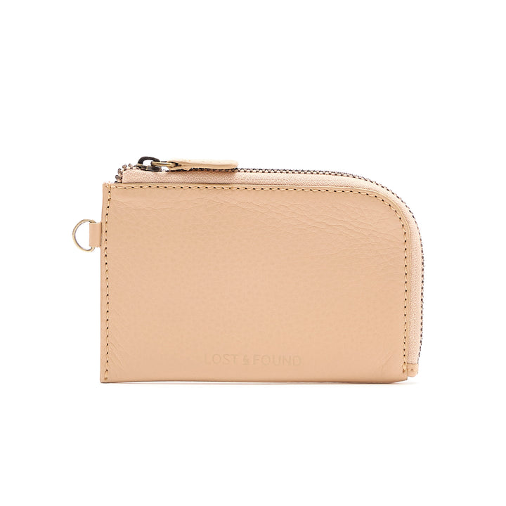 Zip Card Case with Ring Hazel