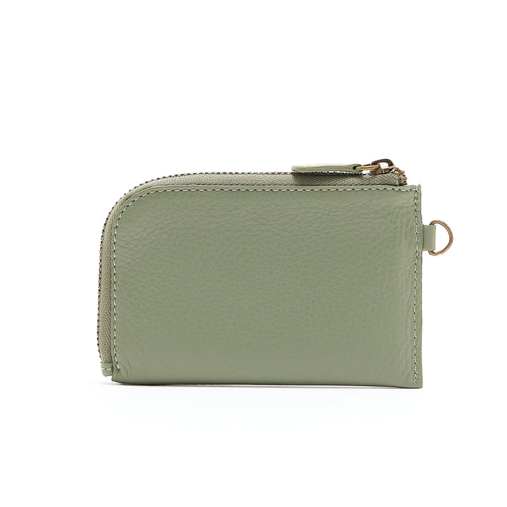 Zip Card Case with Ring Mint