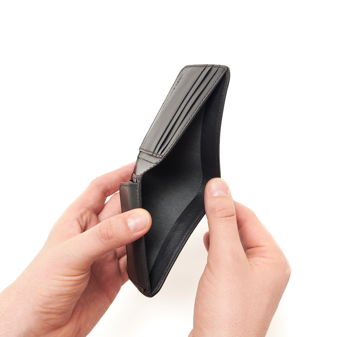 Bifold Wallet Pure with Coin Pocket Black